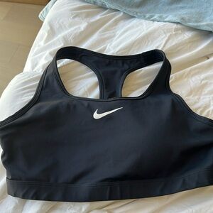 Nike Dri-Fit sports bra black size large